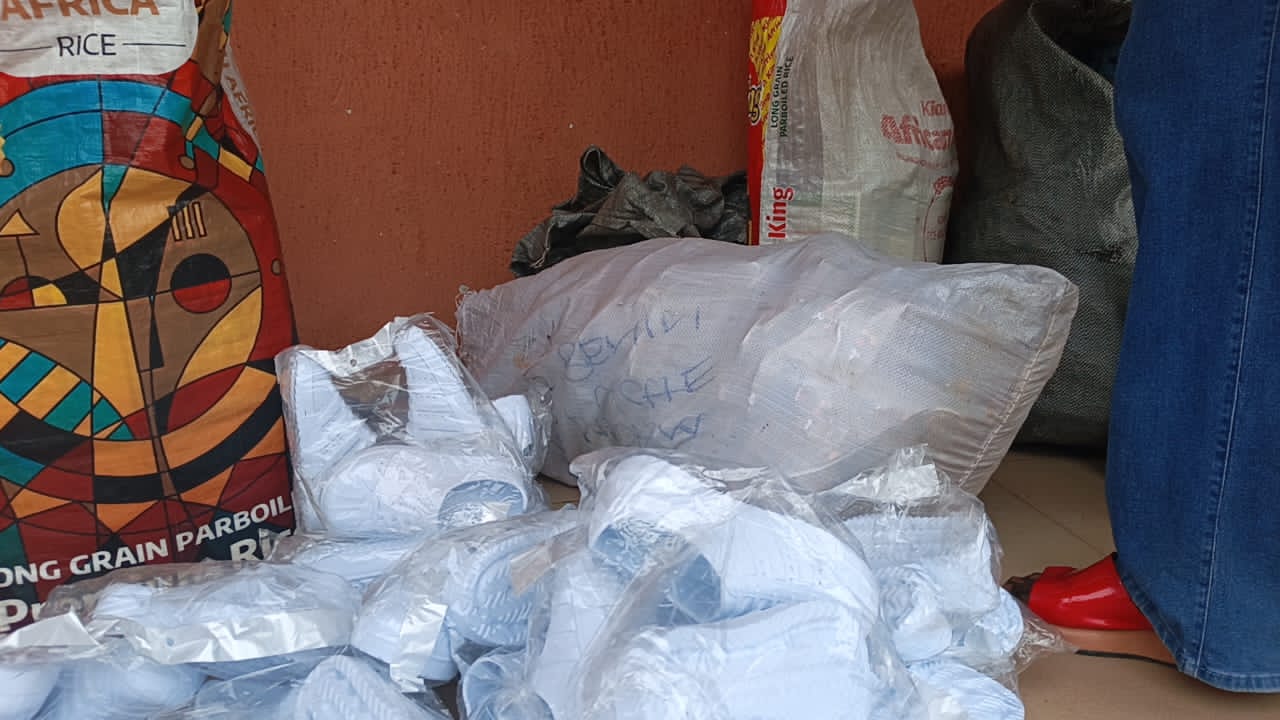 Relief materials presented at the grand launching
