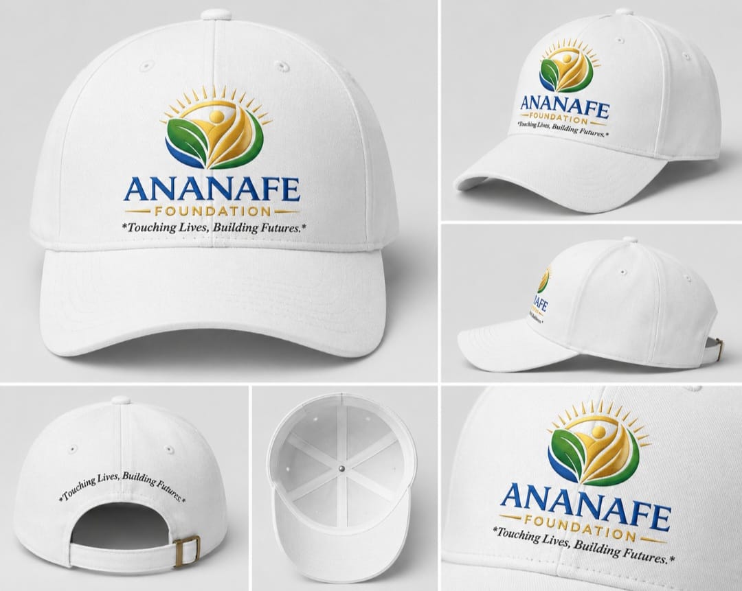 Foundation white branded cap